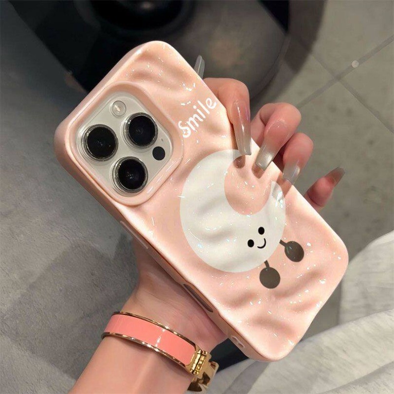 Ốp điện thoại mềm họa tiết mặt trăng gấp sang trọng cho Redmi Note 8 14 12 Redmi Note 11 11S 12S Redmi Note 10 10S Redmi Note 9 Vỏ chống sốc kẹo