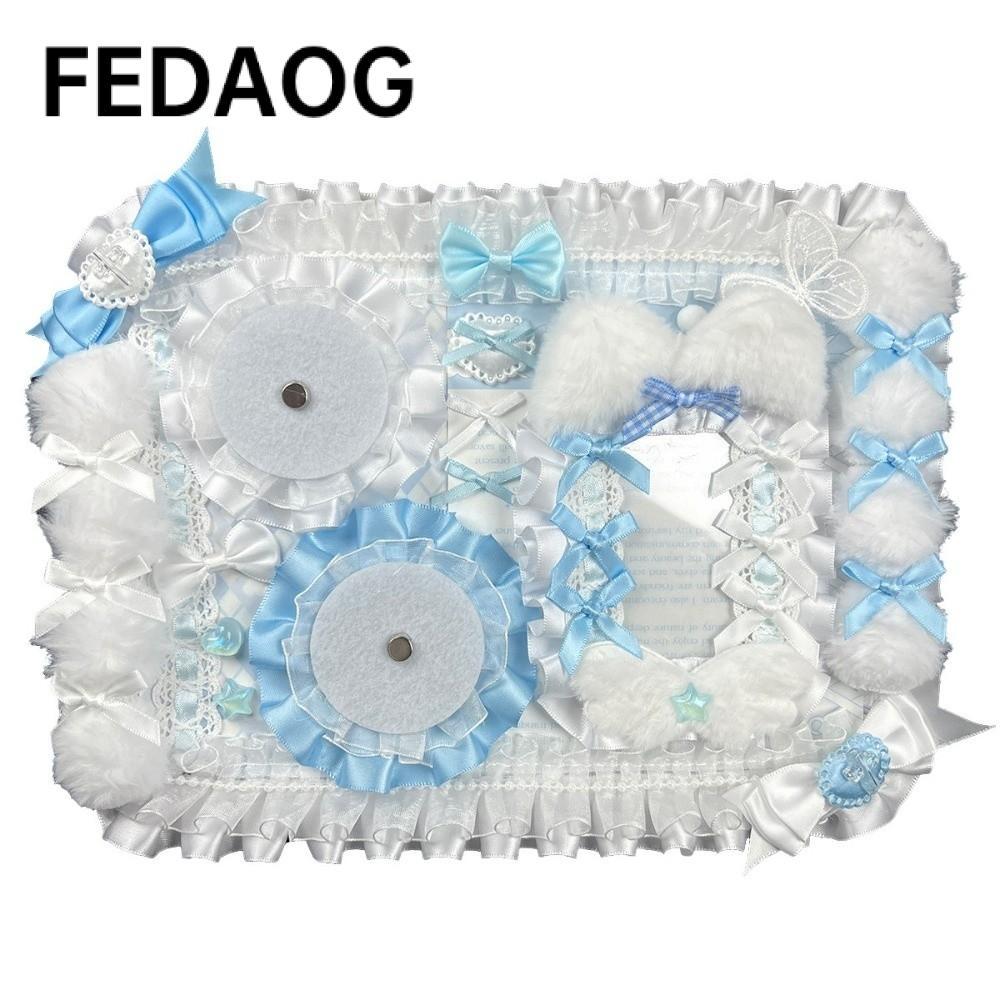 Vỏ bảo vệ huy hiệu FEDAOG, Màn hình trang trí Túi Ita cầm tay Pin Người tổ chức huy hiệu, Hình kẹo mút Hoạt hình Itabags Trang trí túi Ita Phụ kiện