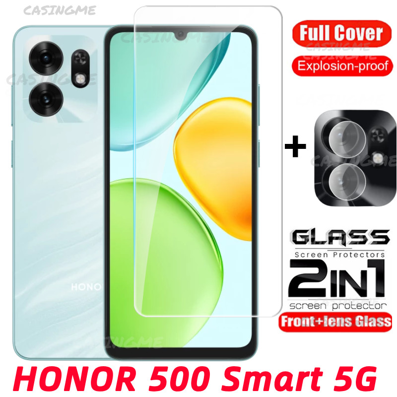HONOR 500 Smart 5G 2026 Full Cover Kính Cường Lực Flim Cho HONOR 500 Smart Honor500Smart 500Smart Lite Pro 4G 5G 2026 Phim Trước Mặt Sau Ống Kính Kính Kính Mặt Sau Camera Bảo Vệ Màn Hình