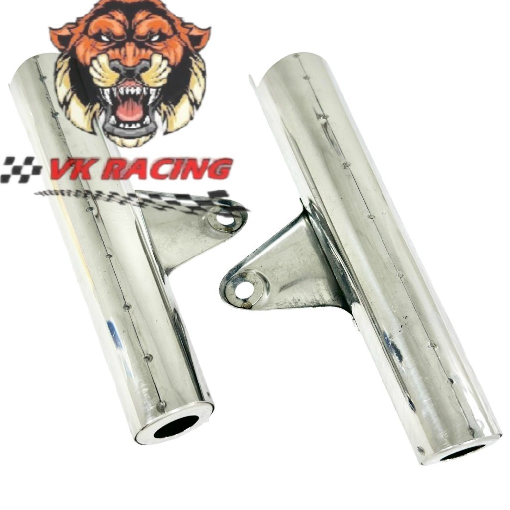 Tai thỏ phuộc trước inox xe 67
