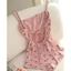 Ngọt Ngào Lưng Slim-fit Sling Jumpsuit Pure Desire Gợi Cảm Váy Ngủ Bé Gái Nơ In Hình Bộ Đồ Ngủ Cotton Nguyên Chất