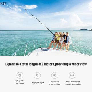[KTP] gậy selfie sợi carbon 3m cho insta360 & camera hành động, cực mở rộng có thể điều chỉnh