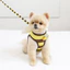 Hàn Quốc🇰🇷Little Bee Pet Dây đeo ngực Dây xích chó dễ thương Dây đeo ngực thú cưng Dây đeo ngực mèo Dây đeo ngực cho chó Dây xích mèo Dây đeo ngực thoáng khí Dây xích đi chơi Dây xích mèo / Chó nhỏ / Pomeranian Teddy Schnauzer