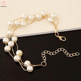 Bộ Vòng Tay Ngọc Trai Mạ Bạc Phù Hợp Trang Sức Cưới