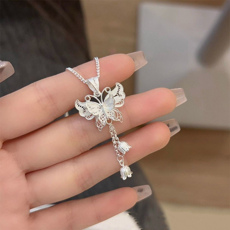 Vòng cổ hình bướm Thung lũng, Dây chuyền xương đòn sang trọng, Mặt dây chuyền cổ điển thời trang