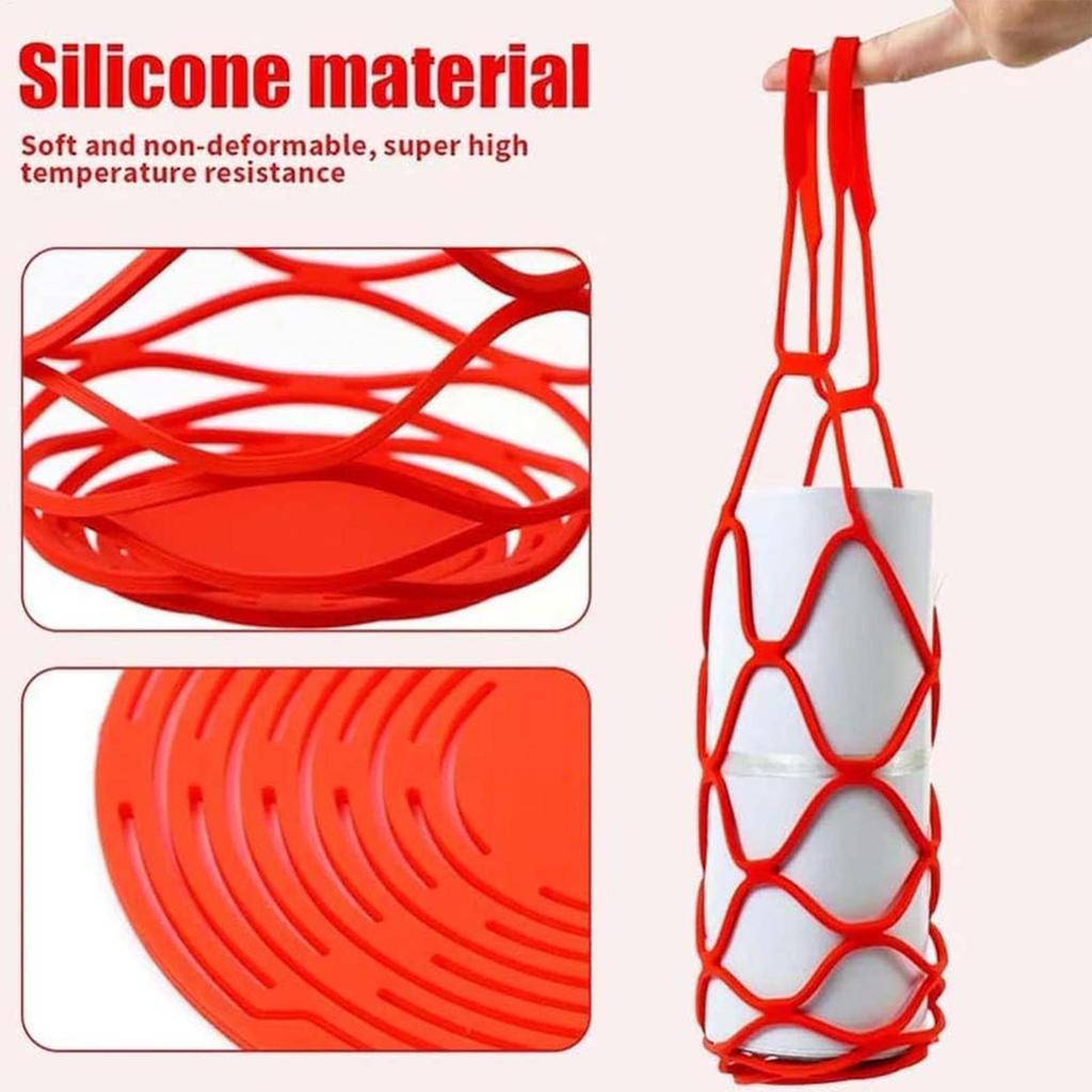Silicone Rượu Chai Đựng Nước Túi Tote Cốc Coaster Cho Tiệc Uống Nhà Bếp Căn Hộ Nhà Hàng mueadsyvn