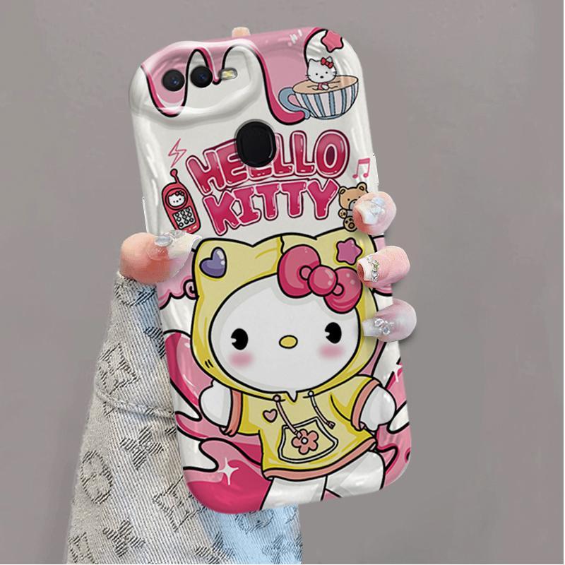 Ốp Silicon Hoạt Hình Cho OPPO A5S A7 A12 F9 F9 Pro Phụ Kiện 3D Vỏ Điện Thoại Mềm Doremon Chống Sốc Ốp Lưng