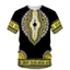 Áo Dashiki 3D In Unisex Mùa Hè Thoải Mại Áo Tay Ngắn Cổ Tròn