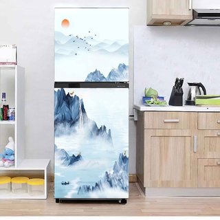 Decal có keo dán tủ lạnh siêu bền chống thấm nước
