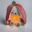 Dâu Có Thể Biến Đổi Thỏ Đồ Chơi Nhẹ nhàng Plushie Hoạt Hình Dễ Thương Sang Trọng Cotton Đồng Hành Búp Bê
