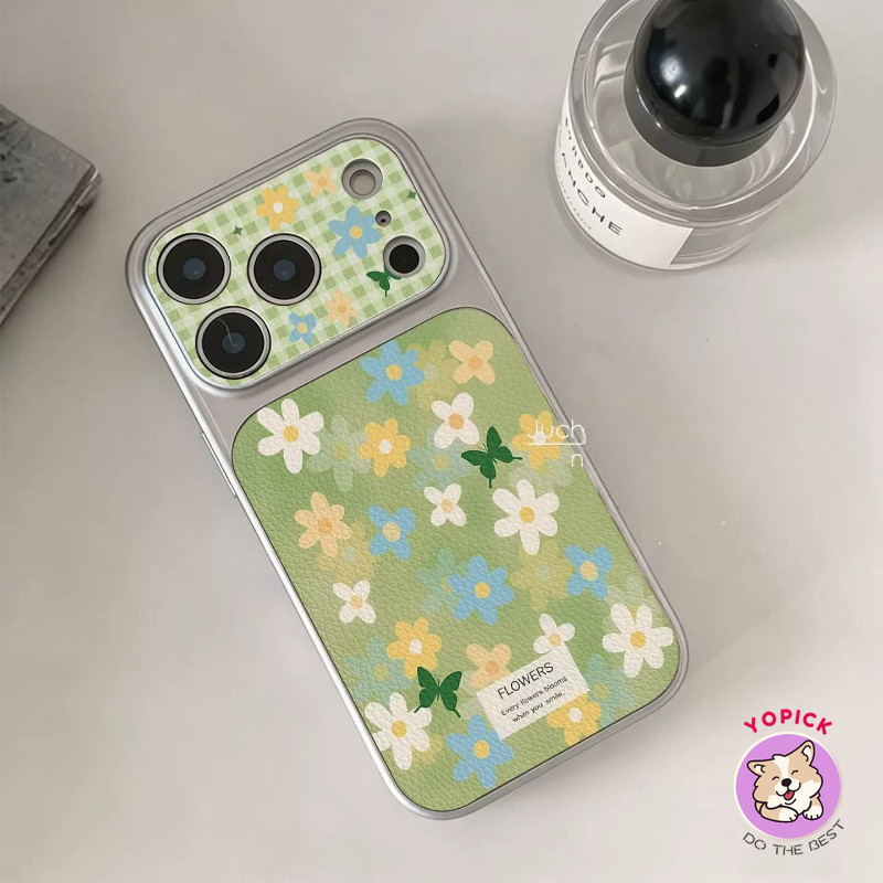Ốp điện thoại hoa tươi Iphone 17 Pro Max iPhone 16 Pro 16 Plus skin 15 Pro Max cover silicone 14 Pro chống rơi 13 mẫu nữ full coverage Cửa sổ lớn KNTP