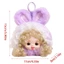 COO Đáng Yêu Tai Thỏ Búp Bê Móc Khóa Nhẹ PP Cotton Đầy Phụ Kiện Hợp Thời Trang Backapck Trang Trí Cho