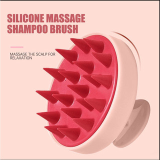 Bàn chải dầu gội silicon sạch gàu massage da đầu dầu gội ma thuật lược massage chống ngứa thiết bị gãi