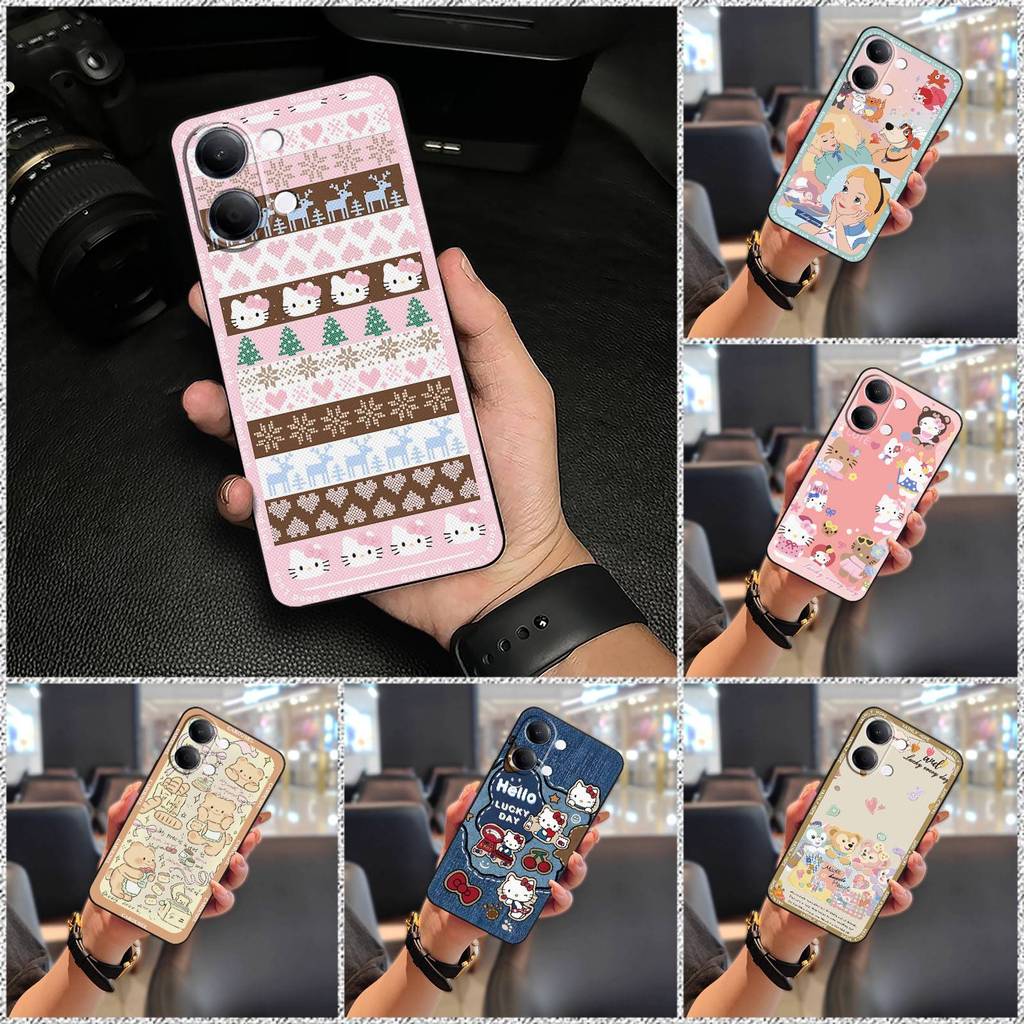 Ốp Điện Thoại TPU Dễ Thương Cho VIVO Y11 5G 2026 / Y11D 4G 2026 Thiết Kế Thời Trang Bảo Vệ Chống Va Đập Bọc Toàn Bộ Chống Bụi Bẩn Hoạt Hình Chống Thấm Nước Túi Điện Thoại Chống Thấm Nước Chống Sốc Graffiti Silicone