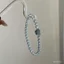 Vòng tay đính cườm hình ngôi sao màu aquamarine - Thích hợp cho bé gái