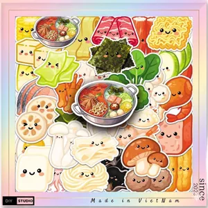 100 sticker đồ ăn cùng nồi lẩu thơm ngon cưc kỳ bắt mắt sinh động mẫu mới nhất năm 2026