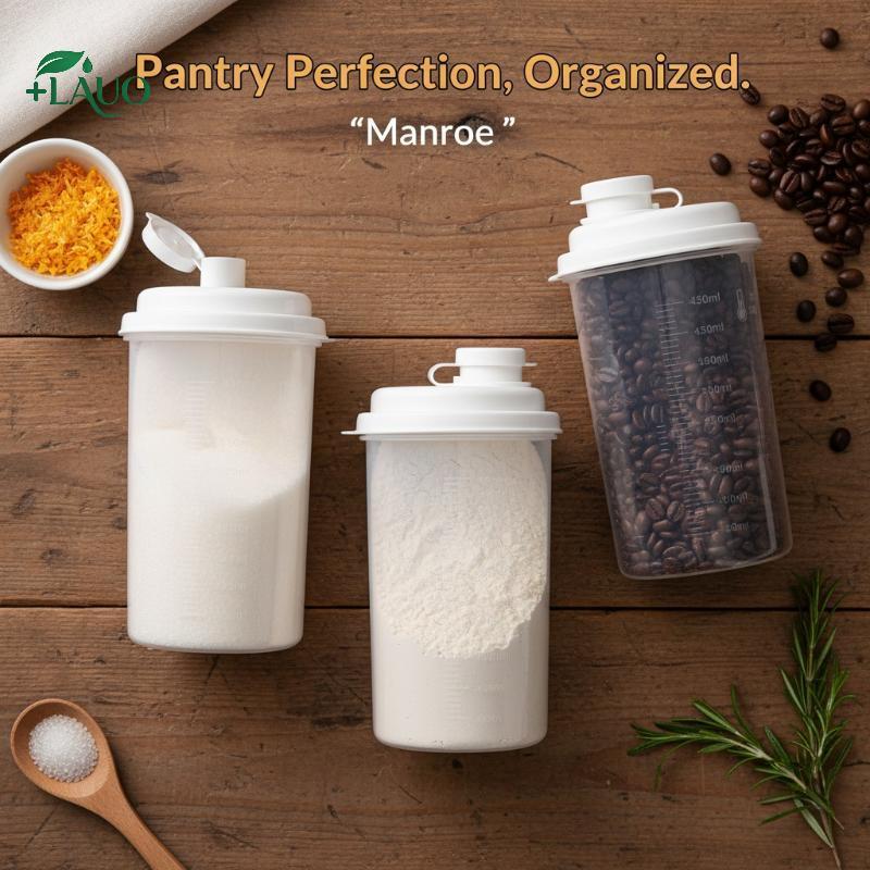 Springevenstar 3 Chai Pha Chế Chất Lỏng Có Cốc Đo Tích Hợp Cho Y Học Trung Quốc Giải Pháp Thảo Dược Và Chất Giặt Bảo Quản Sử Dụng Nhà Bếp Springevenstar