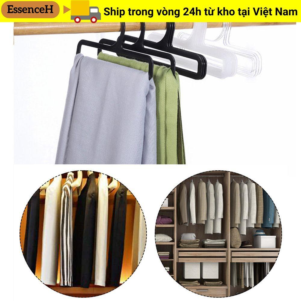 ESSENCEH 10 CÁI Móc treo khăn choàng bằng nhựa bền hình chữ nhật chống trượt