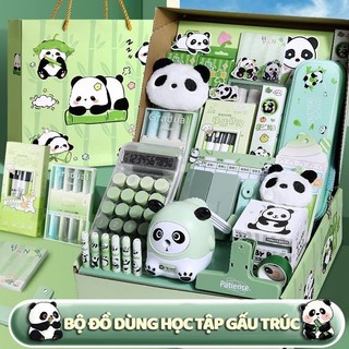 Set quà tặng 1/6 cho bé bộ văn phòng phẩm đồ dùng học tập dễ thương hộp quà hoạt hình trọn bộ tiện