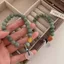 Vòng tay khóa hạt phong cách INS, phù hợp làm trang sức hằng ngày