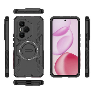Ốp Điện Thoại Từ Tính Tản Nhiệt Rỗng Cho Honor 400 200 Pro Lite X60 X40 X9C X9B X9A X8C X7C X6C Pro Smart Magic 7 5 Lite Vỏ Thời Trang Bốn Mặt Chống Rơi