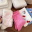 Dày để giữ ấm hoạt hình Hello Kitty Mid-Tube Tất Cotton chải màu nữ