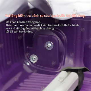 Bánh Xe Vali Thay Thế American Tourister Curio A08 – Bánh Xe Lăn Đa Năng, Phù Hợp Vali Có Bánh Xe