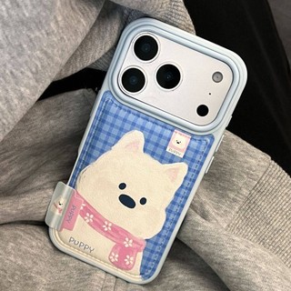 Ốp điện thoại hình gấu mèo con bằng da dễ thương Thích hợp cho iPhone17 Pro Max 16 15 14 13 Pro Max Bảo vệ Camera chống sốc Vỏ mềm chống rơi