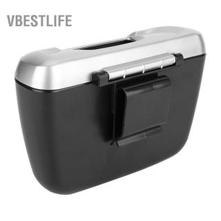 VBESTLIFE Hộp đựng rác ô tô Weiyirot Thùng rác tự động có khóa có thể tháo rời Loại nắp lật ô tô Chất liệu ABS chất lượng Di động Kích thước nhỏ gọn cho xe tải