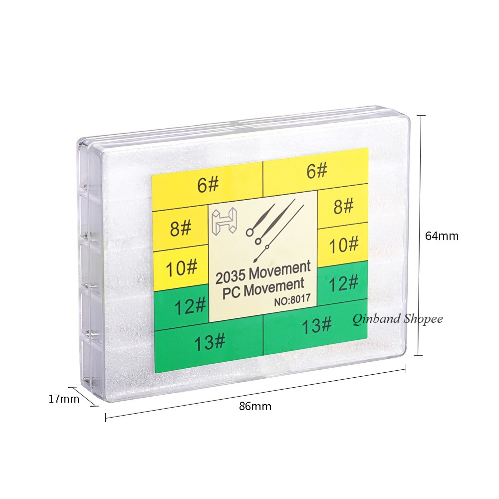 8017 Đồng Hồ Tay Cho SL68 2035 PC Chuyển Động Đồng Hồ Con trỏ Bạc Vàng Đen Đồng Hồ Tay Để Sửa Chữa Đồng Hồ