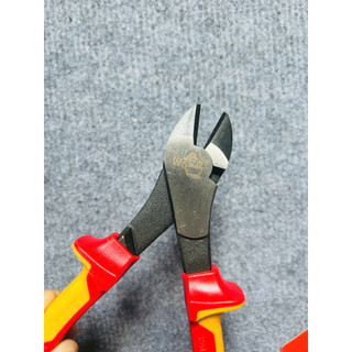 Bộ 3 kìm đa năng cao cấp cách điện WOKIN kìm cắt 8inch kềm răng điện 8 kìm mũi nhọn 7inch