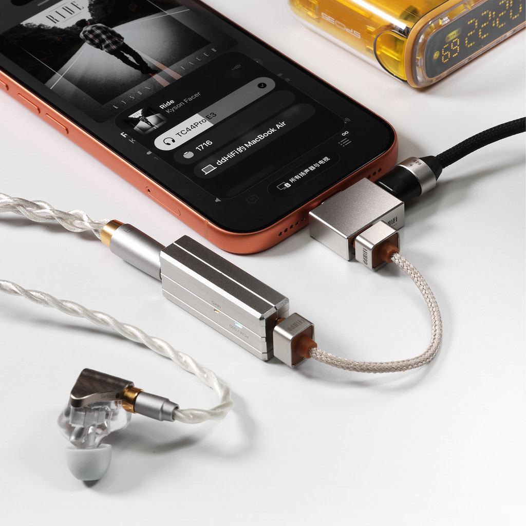 Bộ chuyển đổi USB-C DD ddHiFi TC28Max có sạc PD 60W, tương thích DAC / Amp độ phân giải Hi-Res, Nguồn điện hai chiều