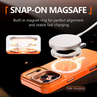 Ốp lưng từ tính Lereach cho iPhone 17 Pro Max 17 Pro Acrylic + TPU Vỏ điện thoại Vỏ màu sáng chống sốc toàn diện