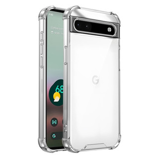 Dành cho Google Pixel 6A / 6 Pro Ốp điện thoại cứng pha lê trong suốt chống rơi 4 chiếc Vỏ mỏng chống sốc