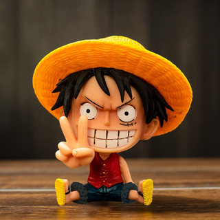 Mô hình One Piece mini dễ thương, trang trí xe, gia đình, văn phòng, để bàn