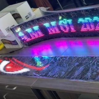 Dải led hình MẮT và CHẠY CHỮ cho xe ô tô tùy chỉnh