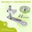 Bánh xe đo bánh xe mã hóa công nghiệp Polyurethane bằng nhôm 200mm có giá đỡ gắn mã hóa nhôm loại 20mm