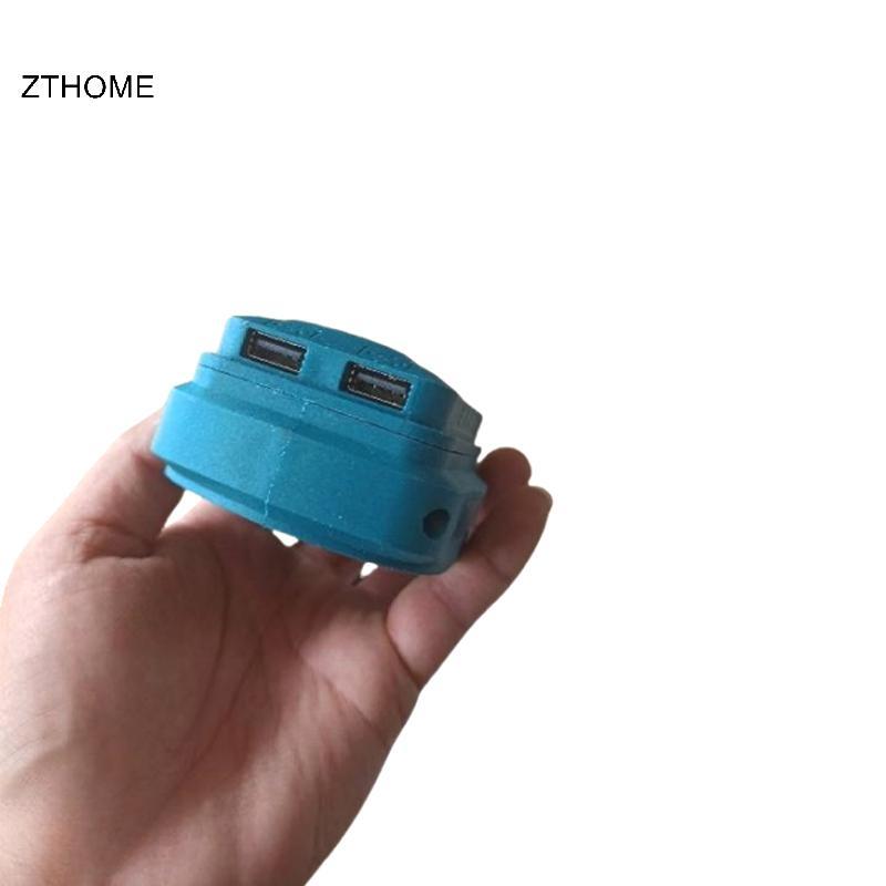 Ổ cắm chuyển đổi ZTHOME cho 18V với công cụ chuyển đổi pin USB kép HOT