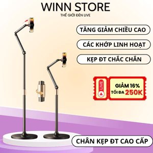 Giá Đỡ Điện Thoại Chữ Z L01 L58 Cao Cấp Xoay 360 Độ, Điều Chỉnh Chiều Cao Linh Hoạt, Hỗ Trợ Livestream, Quay Video