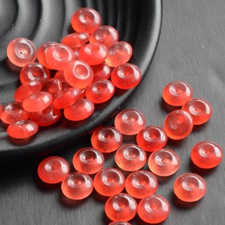 ((5 Miếng) Lụa Ngọt Tự Nhiên Vàng - Hạt Phù Hợp Vòng Tay Trái Tim Handmade - Phụ Kiện Trang Sức
