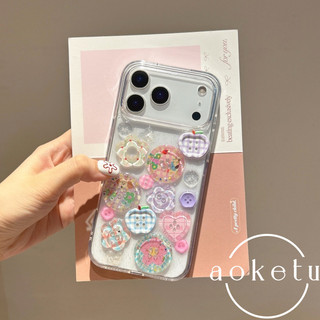 Thích hợp cho vỏ điện thoại Apple 17Pro, iPhone 16 mới, 15promax sáng tạo, cảm giác cao cấp, bao gồm tất cả 14, chống rơi 13, silicon trong suốt 12, vỏ ba chiều