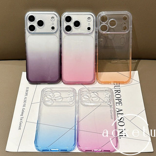 Ốp điện thoại TPU trong suốt gradient siêu mỏng thích hợp cho iPhone17 Pro max làm mát toàn diện Air trong suốt cao chống rơi