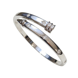 Châu Âu Mỹ ins Phong Cách Mới Kẻ Sọc Zircon Hình Học Khóa Vòng Tay Nữ