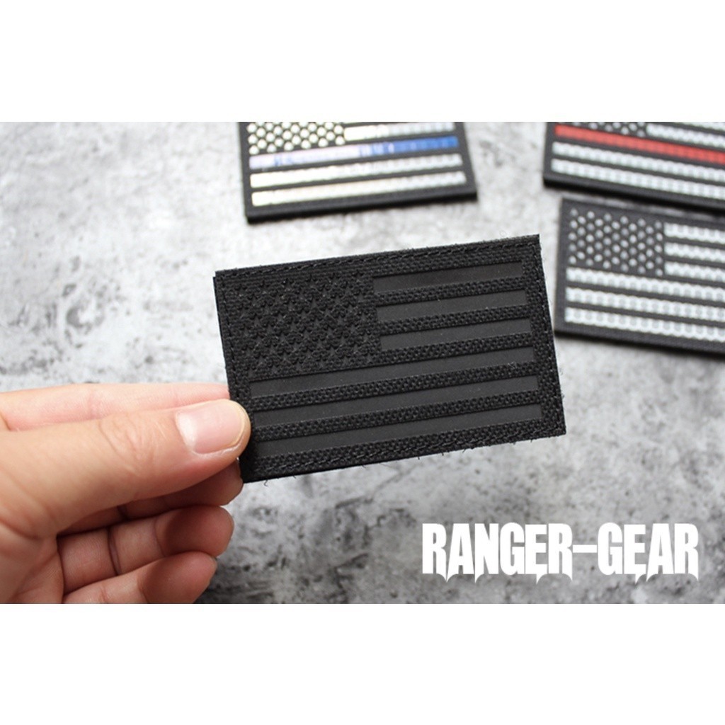 Patch phản quang cờ Mỹ dán quần áo_ba lô_túi xách _retro