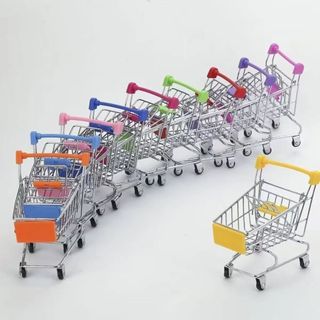 Giỏ Hàng Cho Bé Xe Đẩy Trẻ Em Giá Rẻ Mô Phỏng Xe Mua Sắm Mini Siêu Thị Xe Đồ Chơi 1 Đến 3 Tuổi