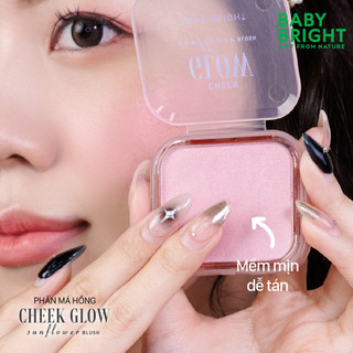 Phấn Má Hồng Baby Bright Cheek Glow Sunflower Blush Chất Mềm Mịn, Có Ánh Nhũ 5.2G