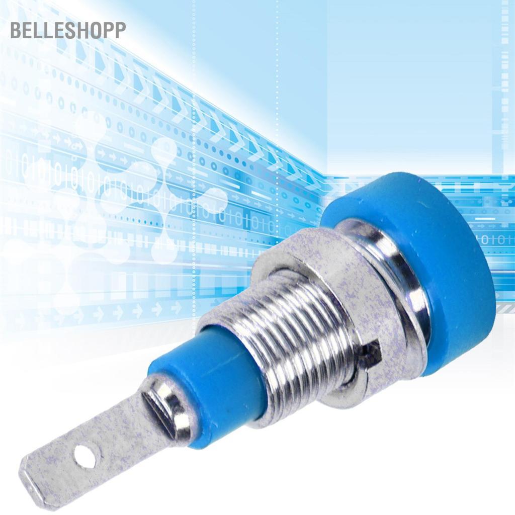 Belleshopp Belleshopp LiebeWH 10 Cái Ổ Cắm Chuối Đầu Nối Đồng Thau Đầu Nối Bảng Điều Khiển 2Mm Thiết Bị Đầu Cuối Cho Thiết Bị Công Nghiệp Điện Tử (Đỏ)