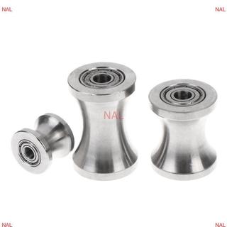 [NA] 304 U Rãnh Mang Bánh Xe Cố Định Chống Rỉ Sét Ròng Rọc Cho Dây Tra Cửa Trượt Tủ MỚI