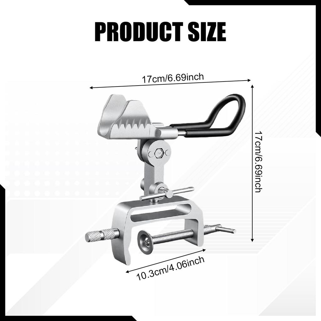 Giá đỡ cần câu kẹp lớn điều chỉnh được cho lan can du thuyền