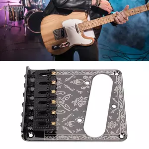 Toyuvn Toyuvn Đàn Guitar Điện Cầu Cố Định Thay Thế Cho Squier 6 Yên Xe Vintage Đế Khắc 52.5 Mm